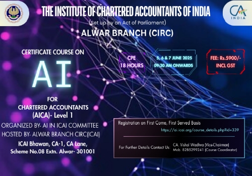Certificate Course on Artificial Intelligence (AI) – Level 1