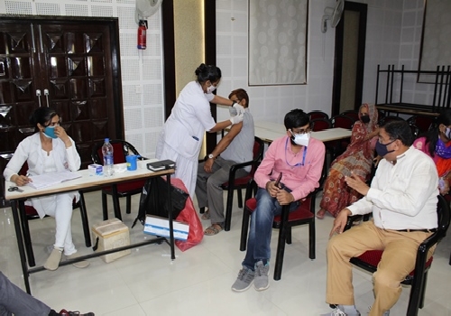 Vaccination Camp for CA Mebers & CA students Relatives 25-04-2021